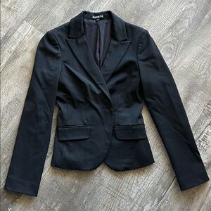 Express Black Fitted Blazer